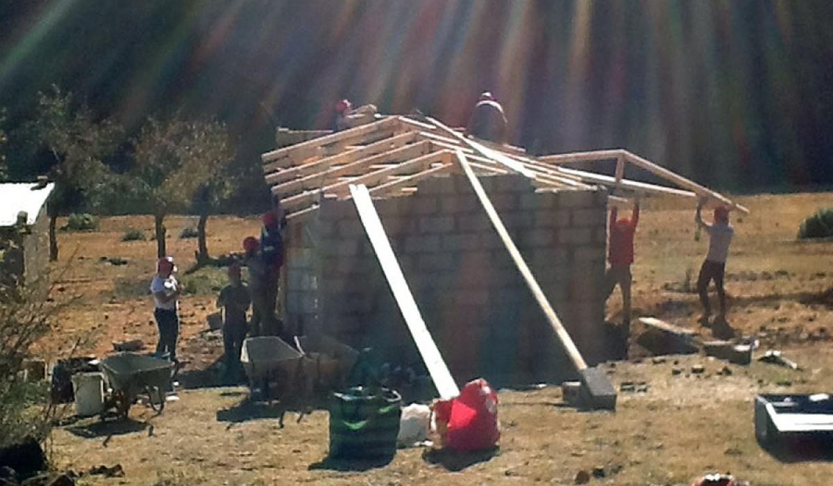 Students at Work in Lesotho