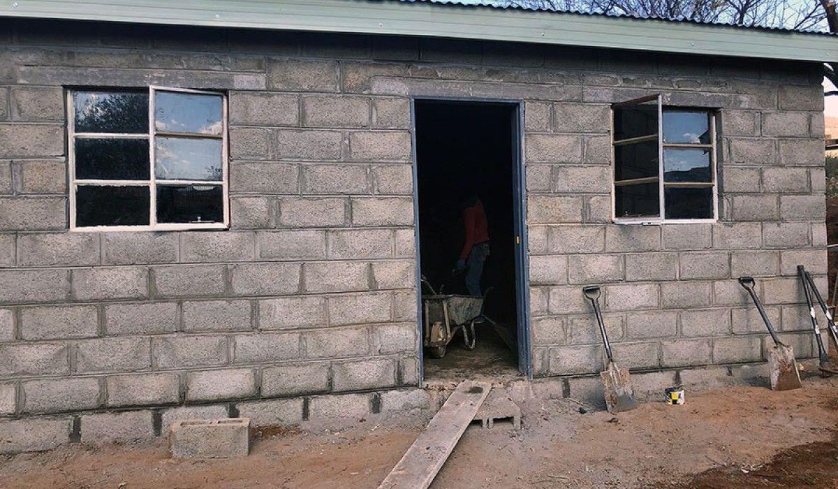 Lesotho School wall